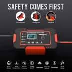 Car Battery Charger, 12V 6A Smart Battery Trickle Charger Automotive Battery - Image 4
