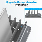 OMOTON Vertical Laptop Stand, Desktop Aluminum Mac Book Stand - Image 3