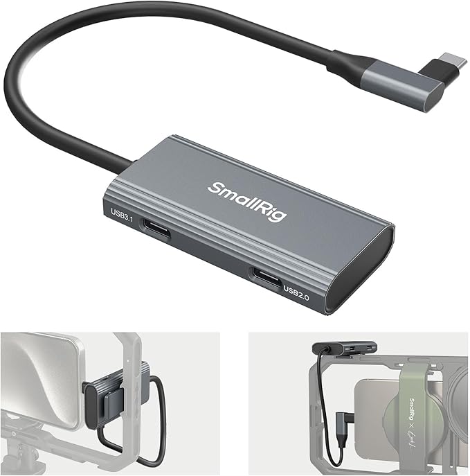 SmallRig 4-in-1 USB-C Hub with a Cold Shoe Mount by SmallRig
