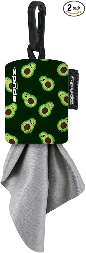 SPUDZ Ultra Microfiber Lens Cleaner – Closable Pouch, Washable – by ALPINEINNOVATIONS