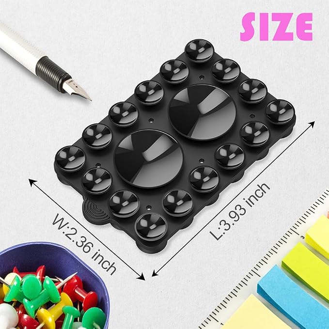 ZYCCER Double Sided Silicone Suction Phone Holder Mount, Compatible - Image 4