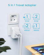 VINTAR Foldable Type M Adapter for South Africa - Image 4
