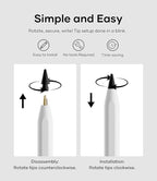 Replacement Pencil Tips for Apple Pencil Pro, Pen Tips for Apple Pencil 2nd - Image 3