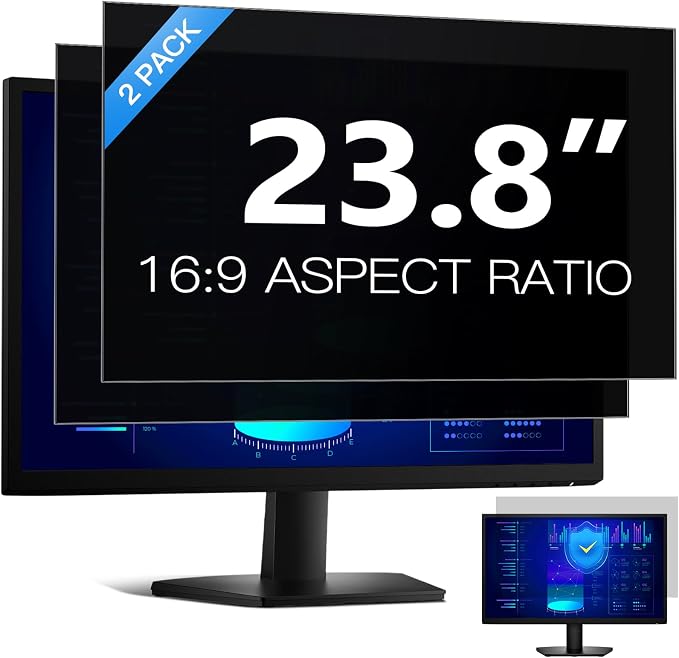 Easges 23.8 Inch Computer Privacy Screen Filter by EASGES