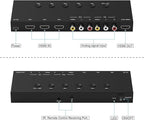 Y.D.F 3 Way HDMI 2.0 Switcher + 2 RCA to HDMI Converter 2 Way AV Composite CVBS - Image 4