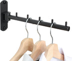 Swing Clothes Hanger, Wall Mounted Garment Bar-Hanger Holder Hooks, Heavy Duty by Mooche
