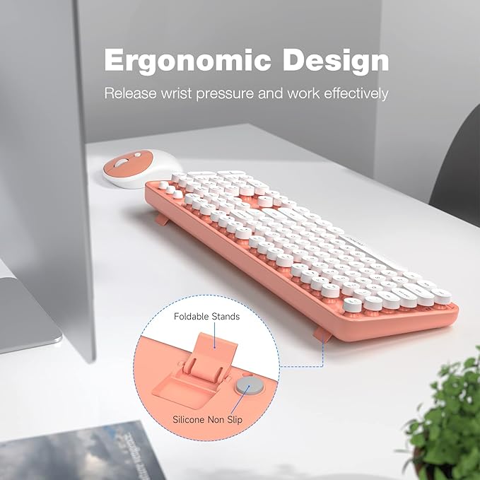KNOWSQT Wireless Keyboard and Mouse Combo - Image 3