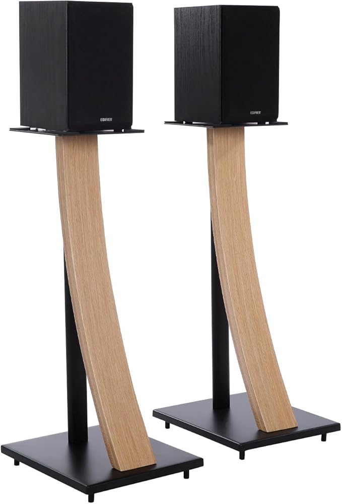 EXIMUS One Pair Fixed Height Universal Speaker Floor Stands by EXIMUSSYSTEMS