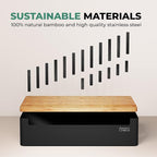 Prosumer's Choice Black Wooden Charging Station Organizer - Image 5