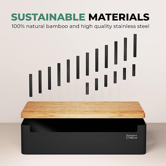 Prosumer's Choice Black Wooden Charging Station Organizer - Image 5