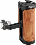 Locating Side Handle for ARRI Mount, Left/Right Mini Wooden Handgrip for DSLR by MAGICRIG