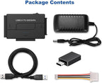 USB 3.0 to SATA IDE Hard Drive Reader, YINNCEEN External Hard Drive Ultra - Image 7