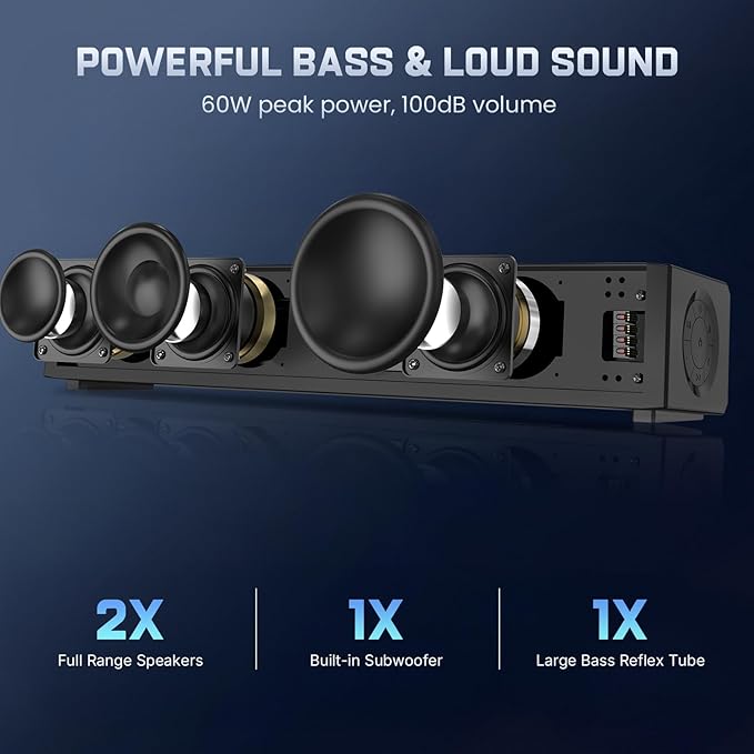 Wohome 2.1 Computer Speakers for Desktop PC, DC Powered Laptop Gaming Speakers - Image 2