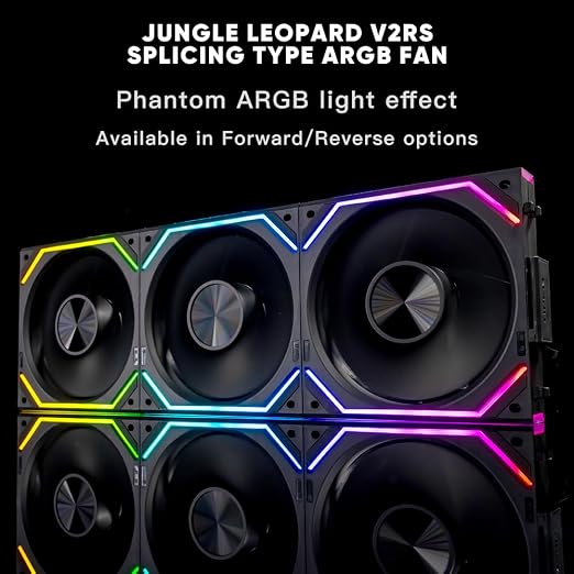 Jungle Leopard Interstellar V2 RS 120mm Case Fan Infinity Mirror Module - Image 2