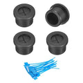 uxcell 4Pcs Cable Cord Grommet, 9/16" Rubber Desk Grommets Wire Pass Through by uxcell