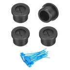 uxcell 4Pcs Cable Cord Grommet, 9/16" Rubber Desk Grommets Wire Pass Through by uxcell