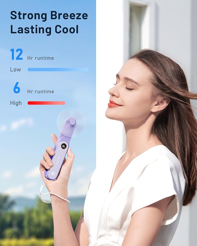 SWEETFULL Portable Handheld Mini Fan - Image 2