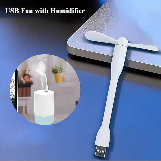 Mini USB Fan, Portable Pocket Fan USB-A Powered Little Cooler, Quiet Operation - Image 8