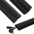 Floor Cable Cover 10Ft Heavy Duty PVC Floor Cable Protector Electric Cord Hider by Kikerike
