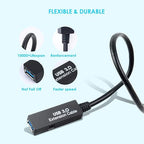 16.4FT USB 3.0 Extension Cable, USB Extension Cord A-Male to A-Female, - Image 5