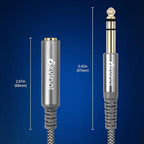Devinal 1/4 inch Headphone Extension Cable, 6.35mm TRS Male to Female Stereo - Image 7