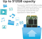 Transcend 128GB mSATA SSD with Dram Cache, Mini SATA III 6G/s Internal Solid - Image 5