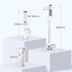 Mini Selfie Stick with 2 Fill Lights, Portable Phone Tripod with Remote and - Image 7