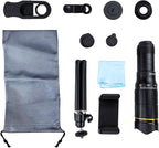 Phone Camera Lens Kit, 32X Long Focus Telephoto, Portable Clip-on HD Phone Zoom - Image 2