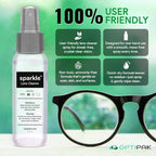 Sparkle Anti-Reflective Lens Cleaner Spray kit | 1oz Glasses Cleaner Spray + - Image 7