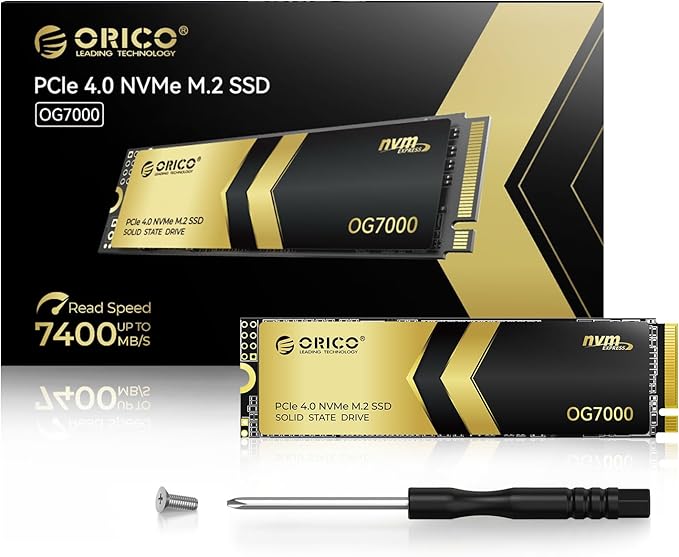 ORICO OG7000 4TB PCIe Gen4 NVMe SSD, 8-Channel Controller, Graphene Thermal - Image 8