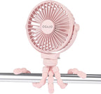 Portable Stroller Fan Personal rechargeable USB Fans by OGAJO