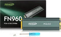 FN960 2TB M.2 2280 PCIe Gen4 x4 NVMe 1.4 Internal Solid State Drive by Fikwot