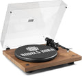 ANGELS HORN Turntable, Vinyl Record Player, Built-in Phono Preamp, Belt Drive by ANGELSHORN