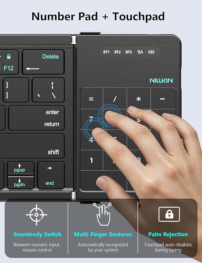 Nillkin Foldable Bluetooth Keyboard - Image 4