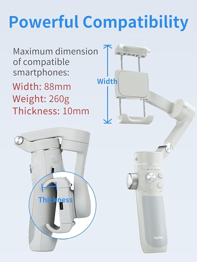 FeiyuTech VB 4SE Gimbal Stabilizer - Image 4