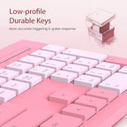 Computer Keyboard Wired, Plug Play USB Keyboard, Low Profile Chiclet Keys - Image 2