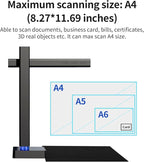 CZUR Shine800 Pro Portable Document Scanner, 8MP Document Camera, OCR - Image 4