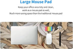 Gaming Mouse Pad, Large Non-Slip Rubber Base Mousepad, Keyboard Mouse Mat - Image 8