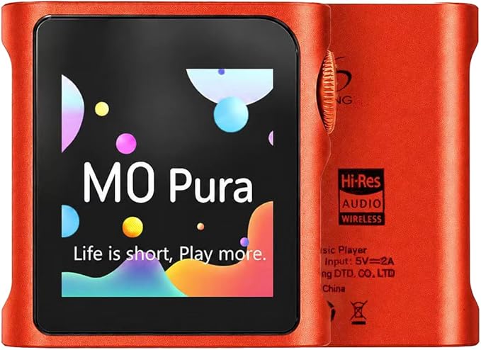 SHANLING M0 Pura Hi-Fi MP3 Player, Dual CS43131 DAC, 250mW@32Ω Balanced Output by SHANLING
