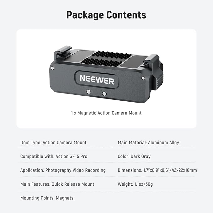 NEEWER Upgraded Magnetic Mount Adapter Compatible - Image 8