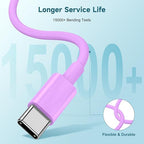 60W USB C to C Cable iPhone 15 Fast Charging Cable, 6ft Long USB-C to USBC - Image 5