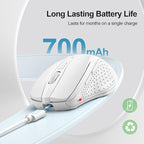 TECKNET Wireless Mouse Rechargeable 4800 DPI Silent USB A & Bluetooth Mouse 6 - Image 3
