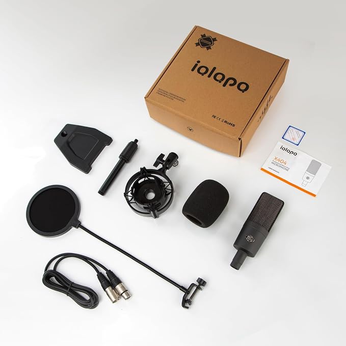 XLR Microphone Professional Cardioid Gaming Mic Kit - Image 7