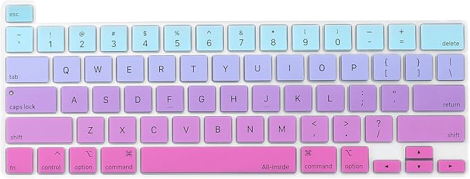Allinside Keyboard Cover Skin for 2020 MacBook Pro 13 inch A2338 M1 A2251 A2289 - Image 7