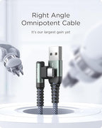 16.5FT USB C Fast Charging Cable 3.1A Fast Charge, Right Angle AINOPE USB C - Image 2