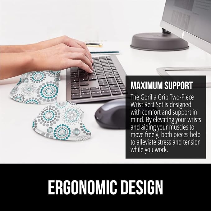 GORILLA GRIP Silky Gel Memory Foam Wrist Rest - Image 4