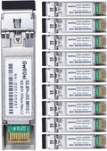 10Pcs Single Mode 10G SFP+ Fiber Module Network Transceiver, LR SM1310nm 10km by GwliUni