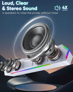 LENRUE G11 Computer Speakers for Desktop, Touch Lights PC Speakers - Image 2