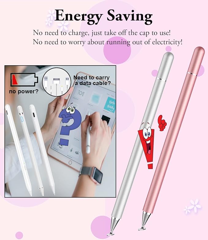 Stylus Pen for iPad, LUNTAK Stylus Pens for Apple/iPhone/Ipad - Image 4