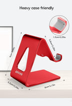 Desk Cell Phone Stand, Phone Holder, Aluminum Mobile Phone Cradle Dock - Image 7